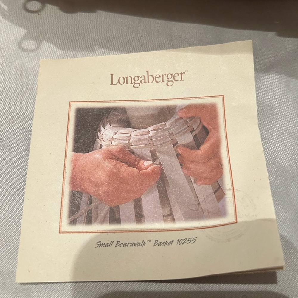 Authentic Longaberger Small Boardwalk tote/purse - Picture 8 of 8